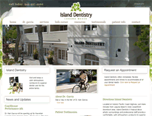 Tablet Screenshot of islanddentistry.net
